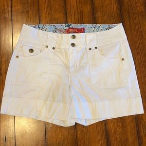 One 5 One White Shorts